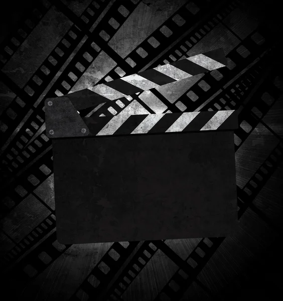 Старинный фон с рамкой фильм — стоковое фото